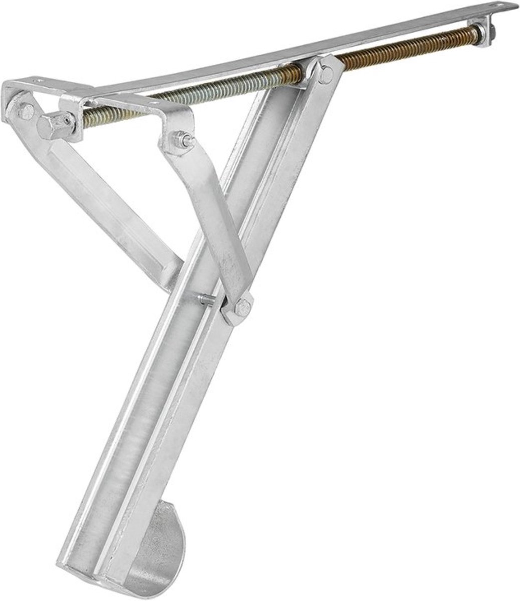 ProPlus Compacte caravanhoeksteun - 500 kg draagvermogen - verzinkt staal - 460 x 195 mm