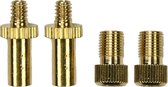 Bol.com Benson Fiets nippelset / verloopnippels - messing - 4-delig aanbieding
