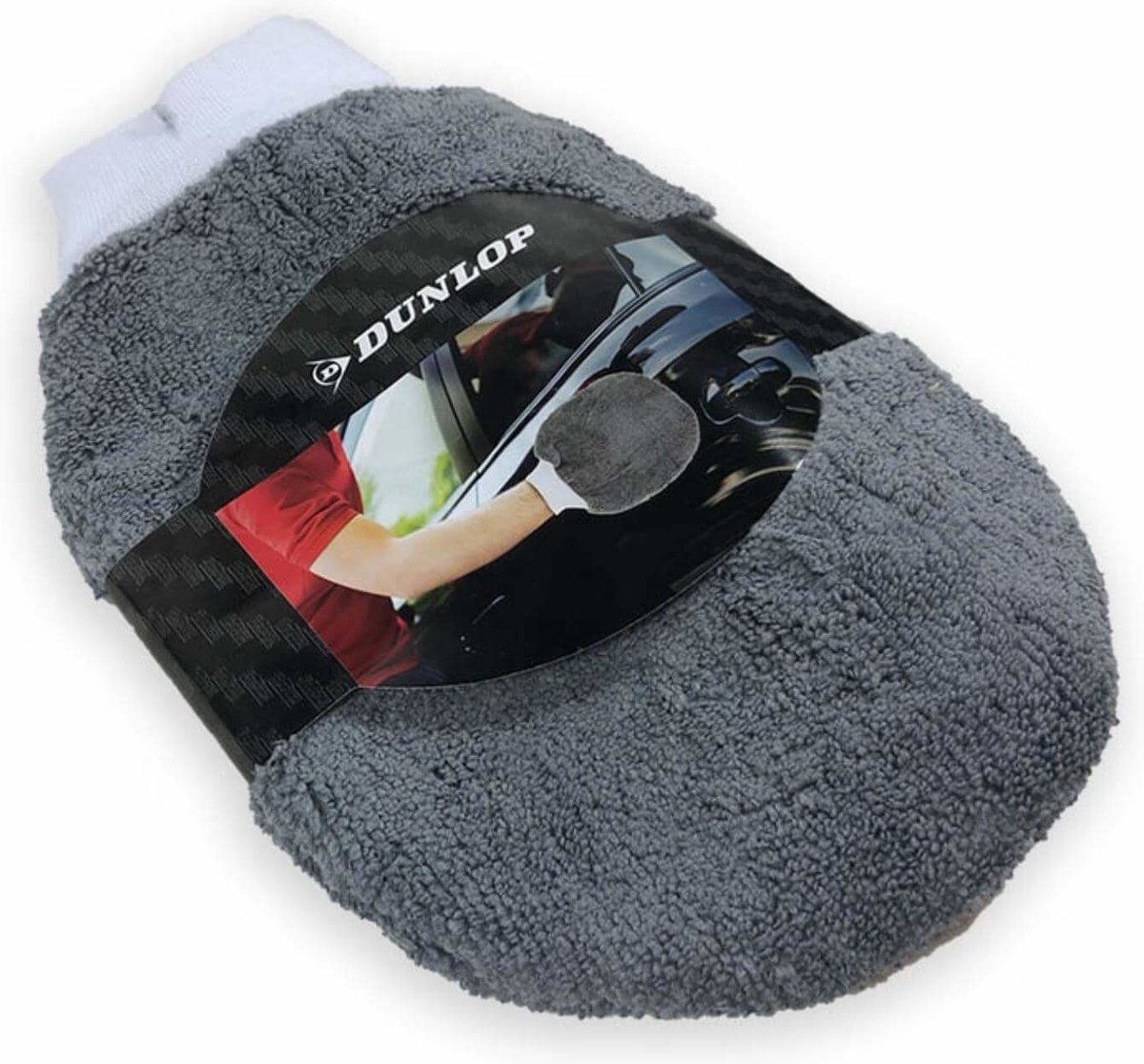 Dunlop Auto Was Set 9 stuks - Auto Schoonmaak Set - Microvezel en Kunststof - Geel/Grijs