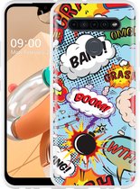 LG K41S Hoesje Comic - Designed by Cazy