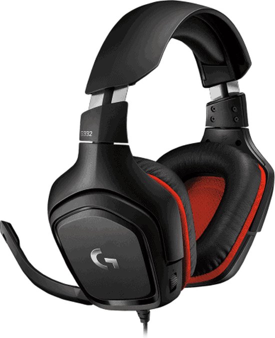 wijs Herformuleren Toneelschrijver Logitech G332 - Bedrade Gaming Headset - Geschikt voor PC, Playstation &  Xbox - Rood | bol.com