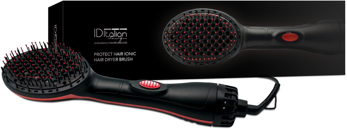 Föhnborstel Volumizer - Ionic - Haardroger - Zwart