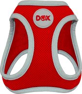 DDOXX® Hondentuigje - Reflecterend - Rood - XS - Borstomtrek 28-33 cm