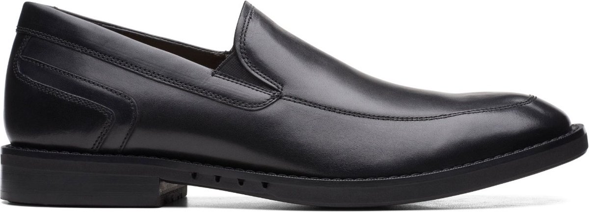Clarks - Heren schoenen - Un Hugh Step - G - Zwart - maat 10,5
