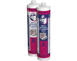 Renovaid Renoflex - Reparatie pasta - Slag-, stoot- en slijtvast - Sneldrogend - Rood - 600 ML