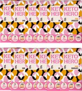 KETO HERO | Keto Chocolade | 75% Dark Chocolate | 12 Stuks | 12 x 100 gram
