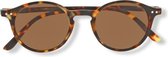 Noci Eyewear YBD214 zonneleesbril +3.00 mat tortoise - rond - verend scharnier