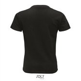 SOL'S - Pioneer Kinder T-Shirt - Zwart - 100% Biologisch Katoen - 122-128
