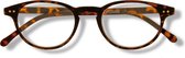 Noci Eyewear TCD003 Boston Leesbril +4.00 - Tortoise - Mat - Verend scharnier - Incl. pouch