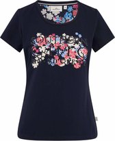 Zomer shirt HV Polo met print, navy blauw