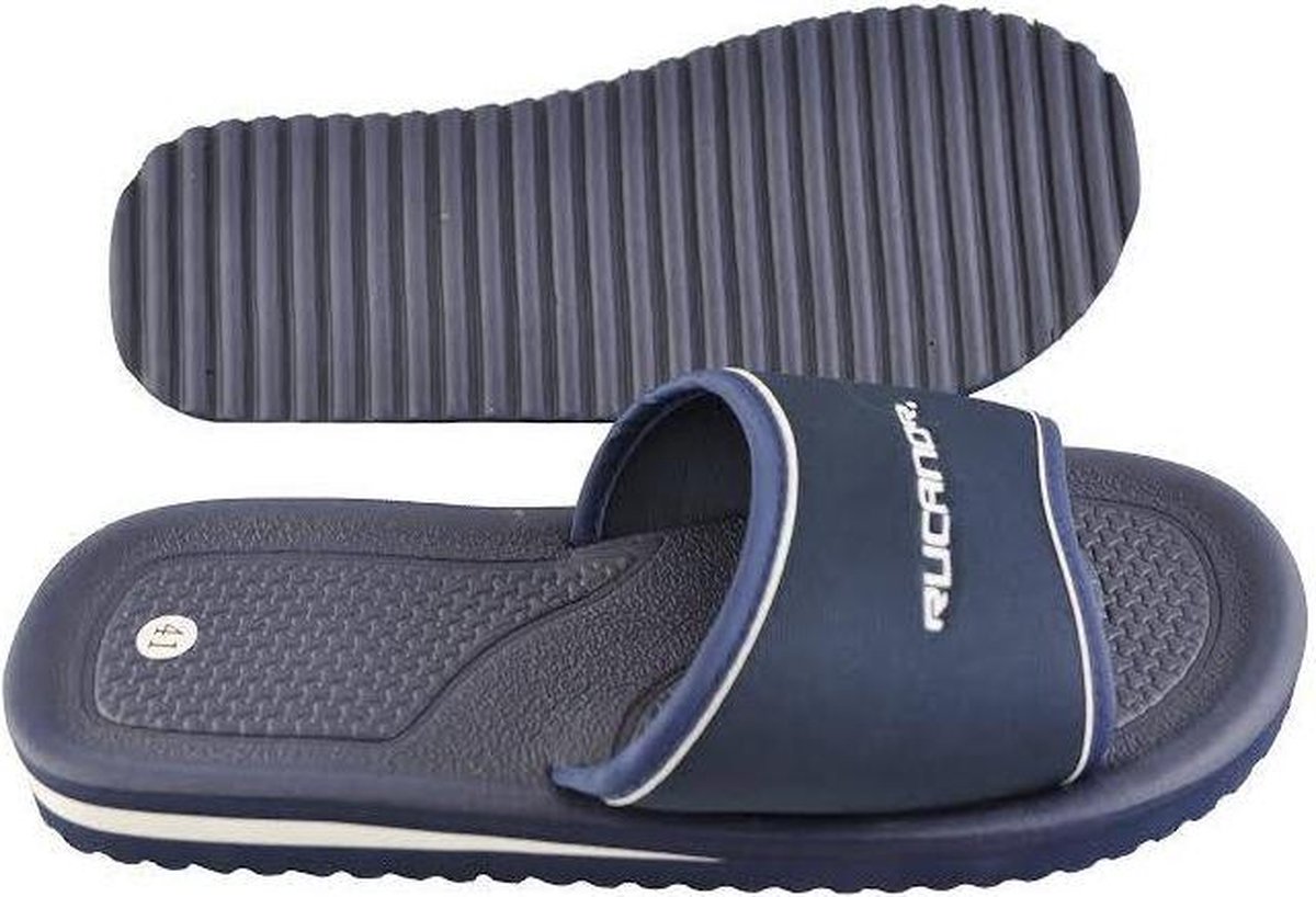 Rucanor Badslippers Santorini Unisex Donkerblauw Maat 48