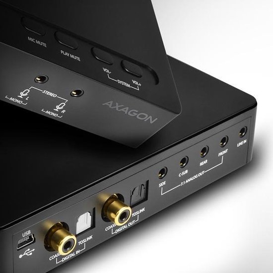 AXAGON ADA-71, USB2.0 - 7.1 audio SOUNDbox, SPDIF