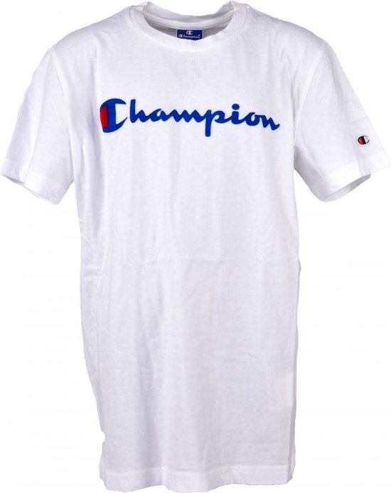 Champion Jongens t-shirts & polos Champion Basis t-shirt grijs 164 | bol.com
