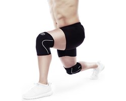 Rehband Knee Sleeve RX Black 5 mm-Maat L: 37 - 40 cm (per stuk)