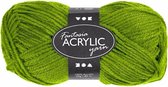 Groen acryl garen 80 meter - 50 grams