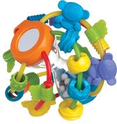 Playgro Speel en leerbal Grijp- en Bijtspeelgoed Klikklak geluiden Spiegeltje Kralen Cilinder met rattelende ballen