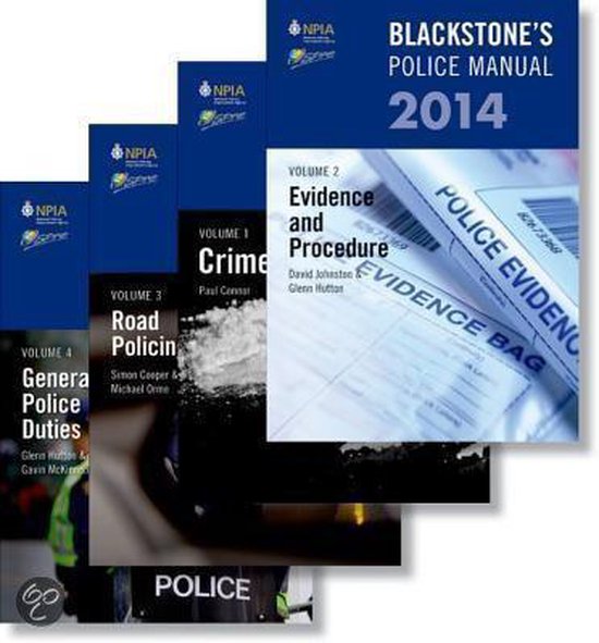 Blackstone's Police Manuals 9780199680528 Paul Connor Boeken