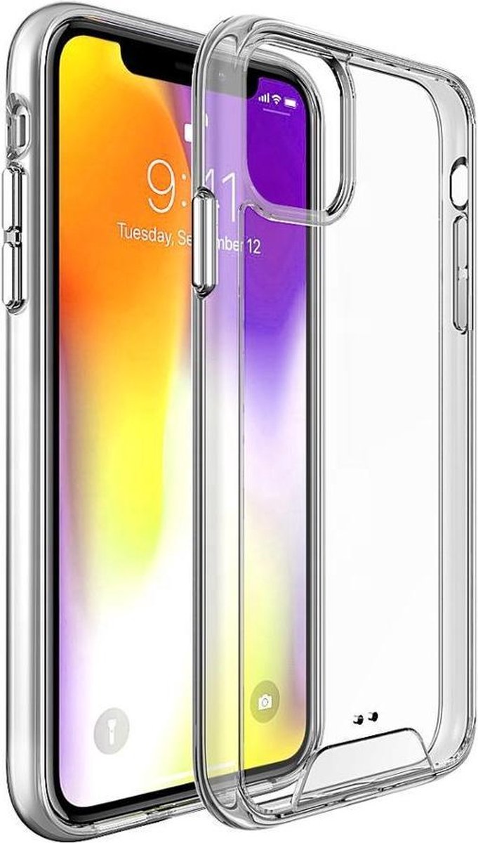 Geschikt voor iphone 11 Hoesje - iphone 11 Hoesje Transparant - Cover Siliconen Case