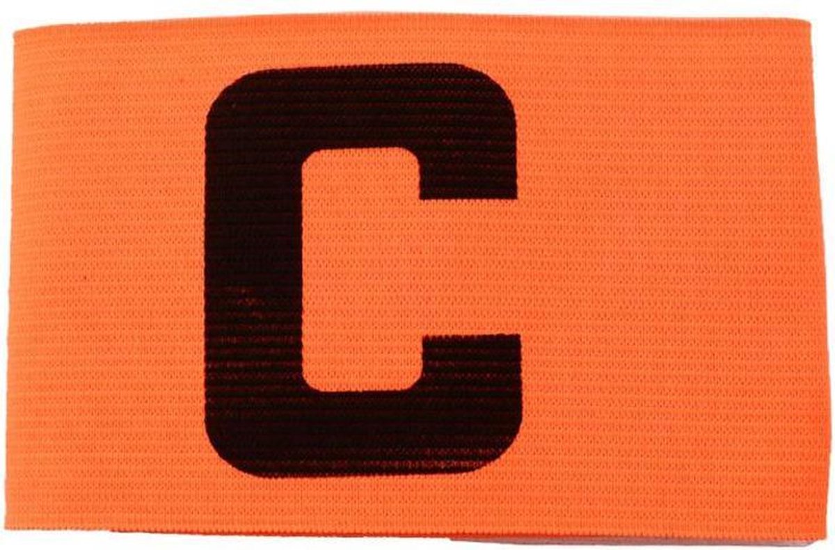 Aanvoerdersband Captainsband - C - Captain Aanvoerder Band - Voetbal Hockey - Fel Oranje - Senior