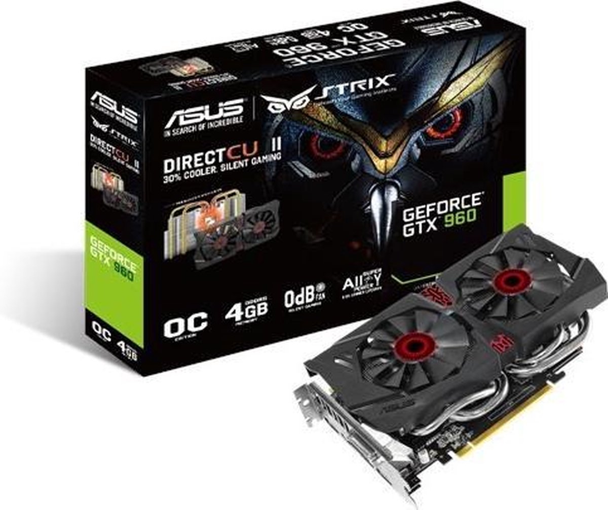Asus Strix Gtx960 Dc2oc 4gd5 Geforce Gtx 960 4gb Gddr5 Bol Com Asus Strix Gtx960 Dc2oc 4gd5 Geforce Gtx 960 4gb Gddr5 Bol Com