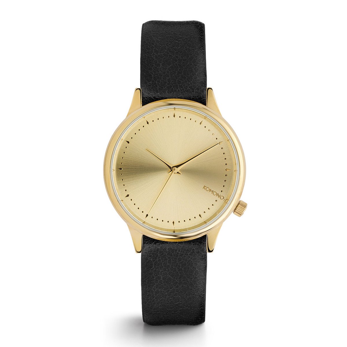 Komono - Dames Horloge Estelle - Goud-Zwart - Ø 36mm