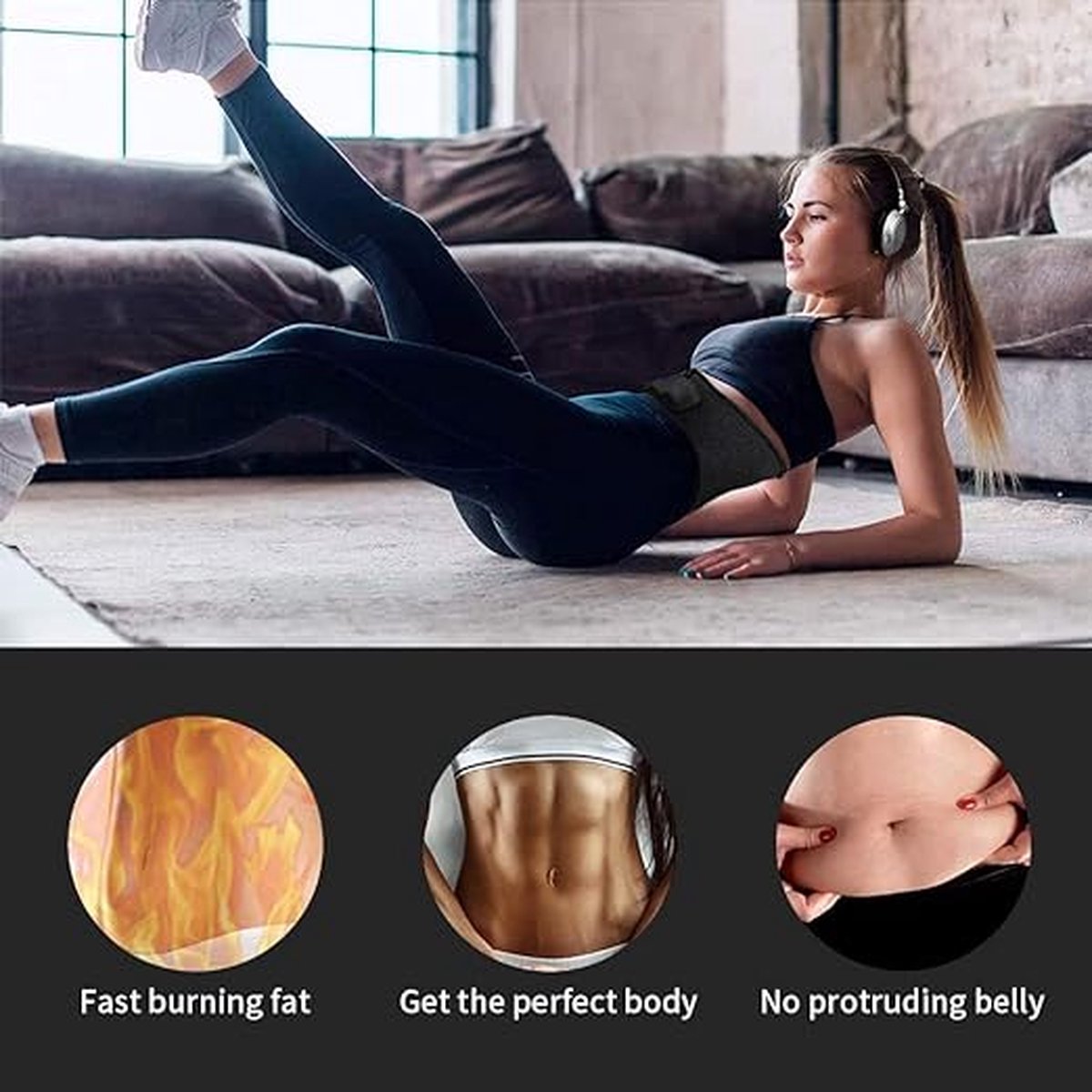 Shorty Sauna Amincissant Homme - Pantacourt Sport à Effet Sudation Pour Fitness Et Yoga