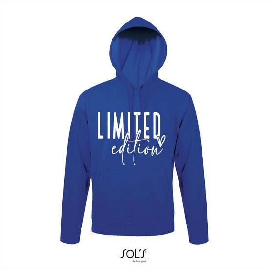 Hoodie 3-162 Limited edition - Blauw, xxL