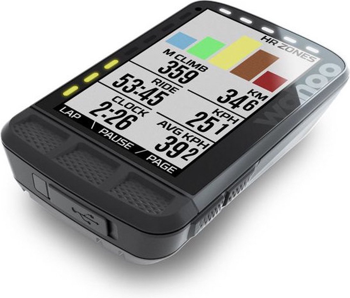 Wahoo ELEMNT ROAM Bundel Fietscomputer - TICKR Stealth thumbnail 4