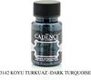 Cadence Dora Glas & Porselein verf Metallic Donker turkoois 01 013 3142 0050   50 ml