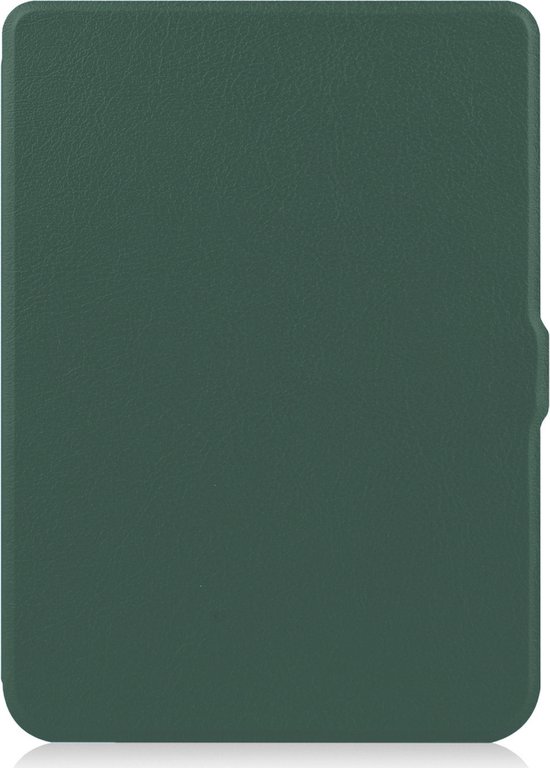 Hoes Geschikt voor Kobo Nia Hoesje Bookcase Cover Hoes Met Screenprotector - Hoesje Geschikt voor Kobo Nia Hoes Cover Case - Donkergroen van Kobo — afbeelding 5