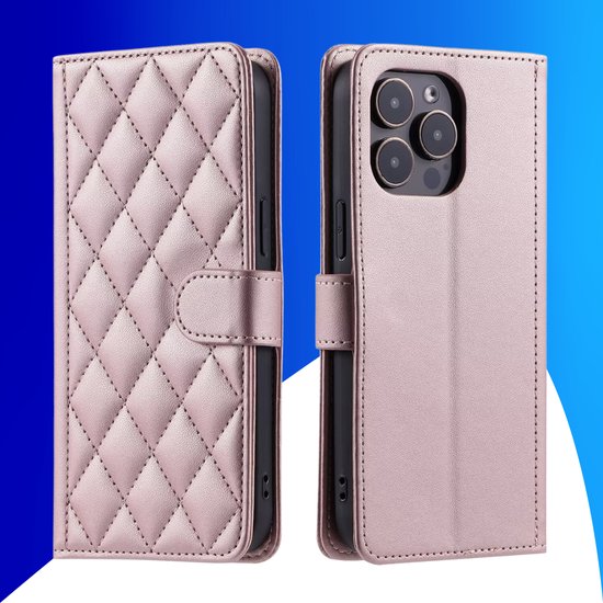 Étui adapté pour Samsung Galaxy A21S - Bookcase - Porte carte - Cordon - Simili cuir - Or Goud