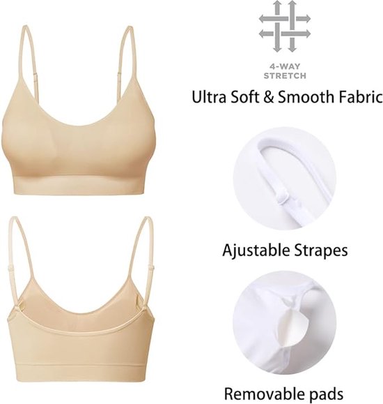 Non Wired Naadloze BH Sport Bras Voor Vrouwen Comfortabele Geribbelde