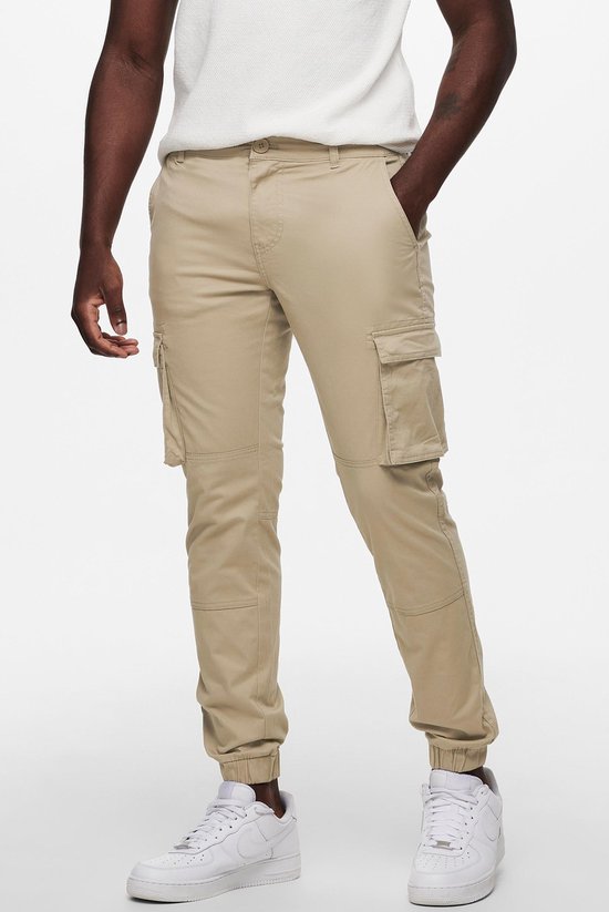 Pantalons homme Only & Sons ONSCAM STAGE CARGO CUFF LIFE 6687 NOOS - Taille W33
