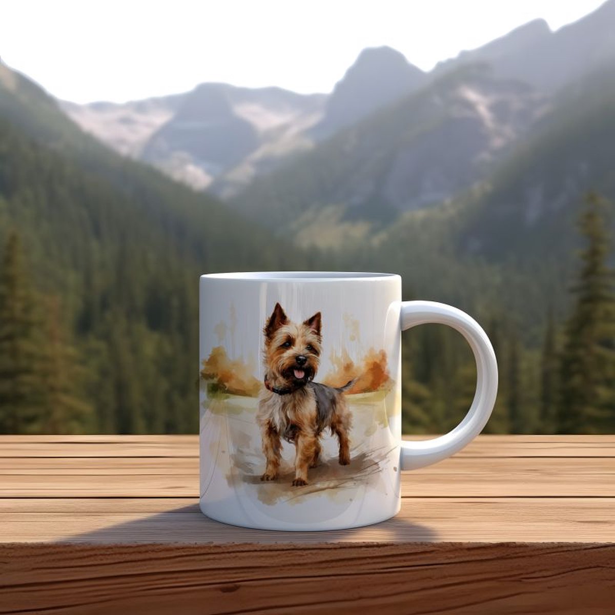 Mok Airdale Terrier Beker cadeau voor haar of hem, kerst, verjaardag, honden liefhebber, zus, broer, vriendin, vriend, collega, moeder, vader, hond