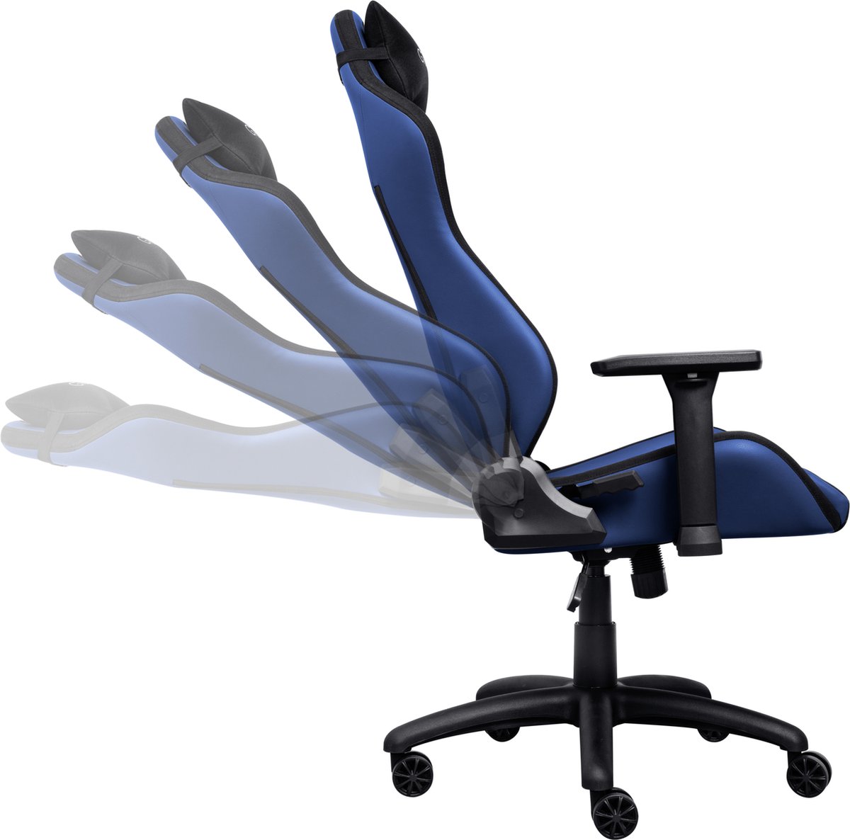 Trust GXT 714B Ruya - Gaming Stoel - Gamingstoel - Bureaustoel - Verstelbaar - Gamestoel - Gaming Chair - Blauw thumbnail 5