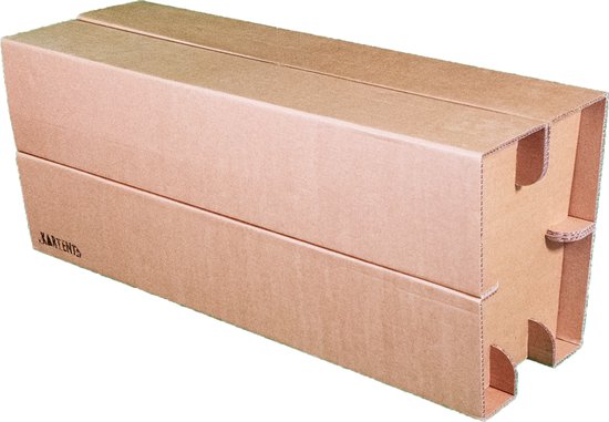Kartonnen Kruk Bank - Kartonnen meubel - Kartonnen bankje - 35x85x41 cm - Duurzaam Karton - Hobbykarton - KarTent