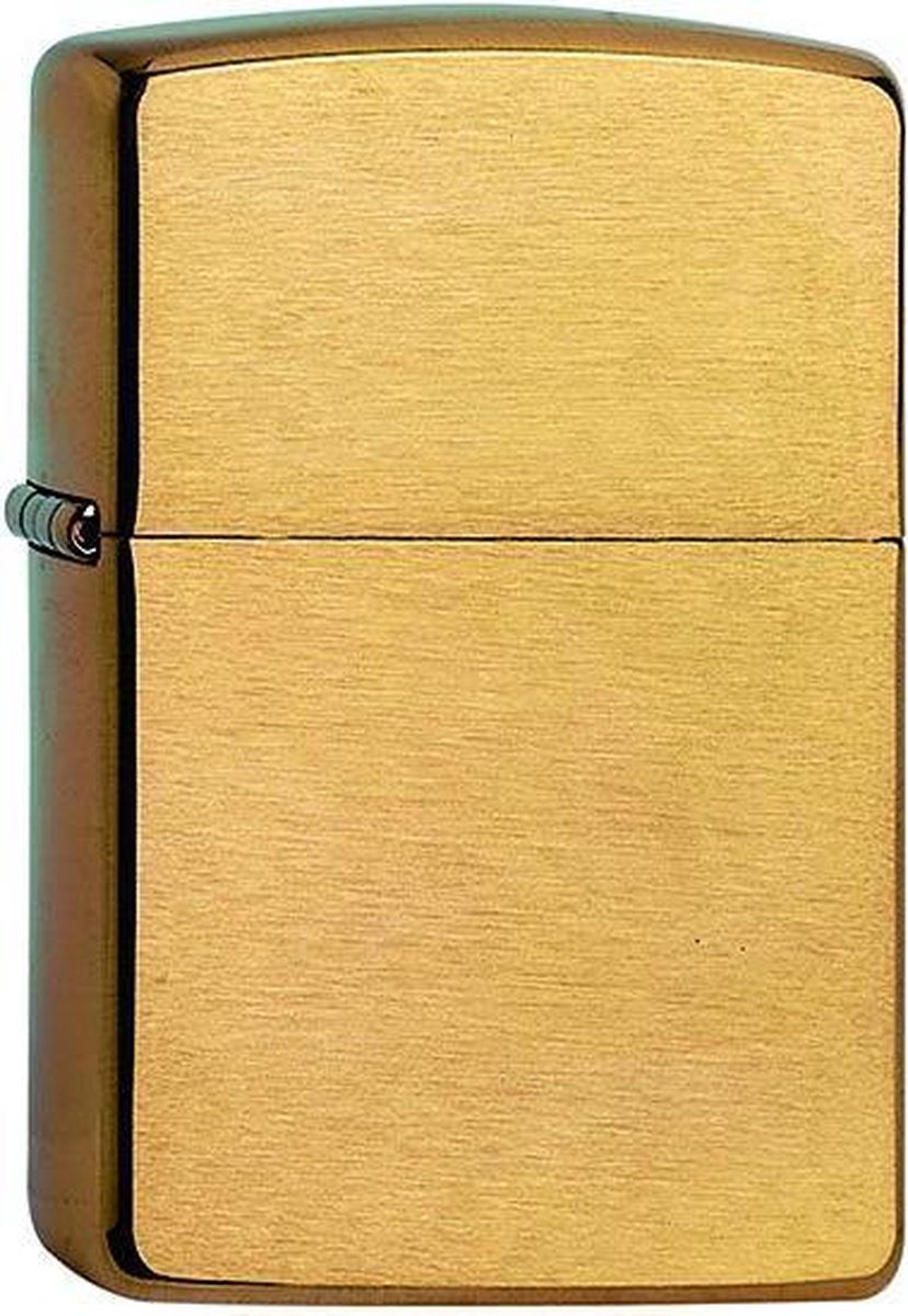 Goedkoopste Zippo aansteker Armor Case Brass Brushed