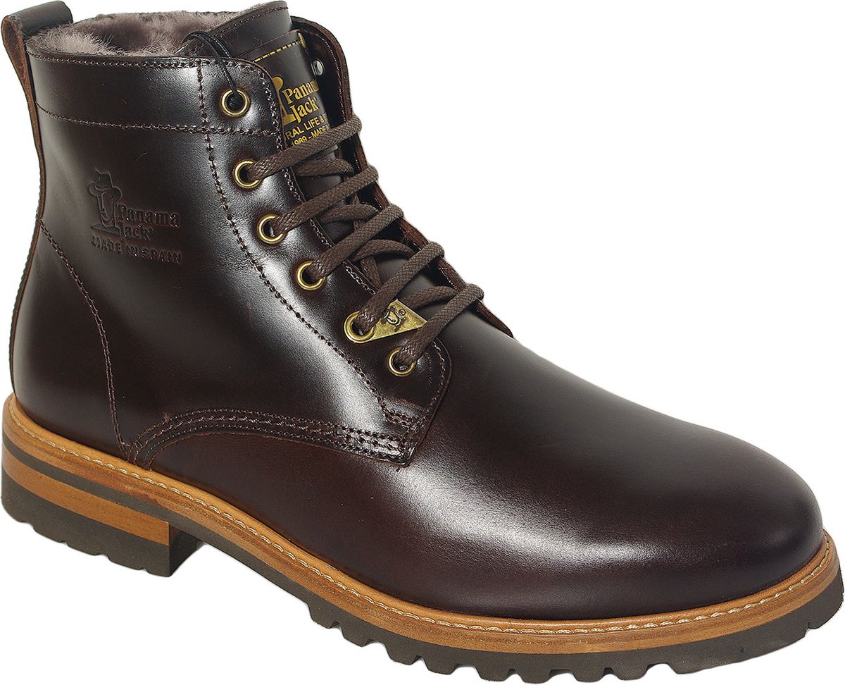 Panama Jack Emery Igloo C1 enkellaarsjes napa marron brown - Maat 42