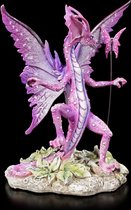 Boutique Trukado - Drakenbeeldje - Dancing Dragon by Amy Brown - 16,5cm - zeer bijzonder object, met de hand bewerkt