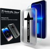 Umbrella Glass Snap-it-On Screenprotector - Geschikt voor iPhone 13 - 13 Pro