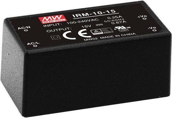 AC CA/ DC IRM-10-24 Mean Well (impression) 24 V DC 0,42 A 10 W.