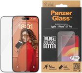 PanzerGlass Screen Protector iPhone 2023 6.1 Pro Ultra-Wide Fit, Apple, Apple - iPhone 15 Pro, Application à sec, Résistant aux chocs, Transparent, 1 pièce(s)