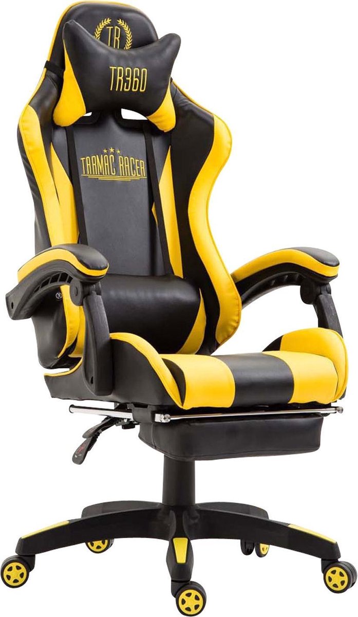 CLP Ignite - Bureaustoel - Kunstleer zwart/geel