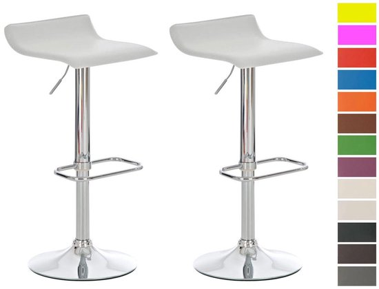 Lot de 2 Tabouret de Bar WOLTU, Chaise de Bar Pivotante Réglable en