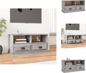vidaXL Tv-meubel - Trendy - Meubel - 93 x 35.5 x 45 cm - Grijs Sonoma eiken - Kast