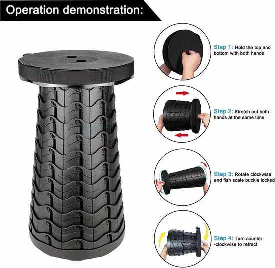 Benson - Tabouret - pliable - portable