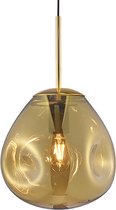 Leitmotiv Blown - Hanglamp -Glas - Goudkleurig - û25x22cm