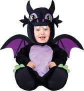 Guirca - Costume de Dragon - Dragon Zwart Drogo Le Costume Enfant Dragon - Violet, Zwart - 12 - 18 mois - Halloween - Déguisements