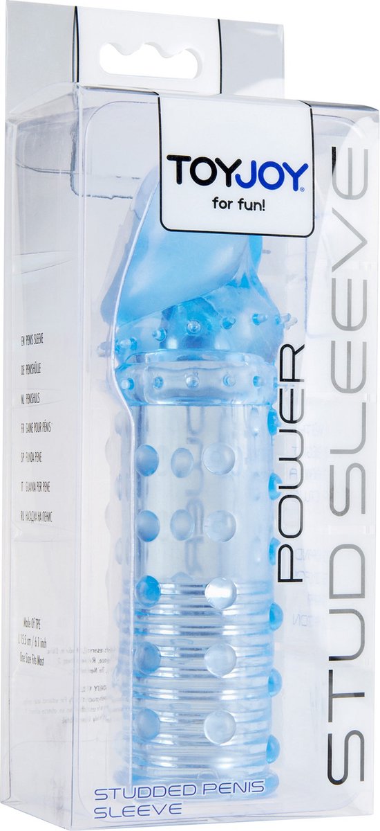 Goedkoopste TOYJOY - Power Stud Sleeve - Sleeves Penis Blauw