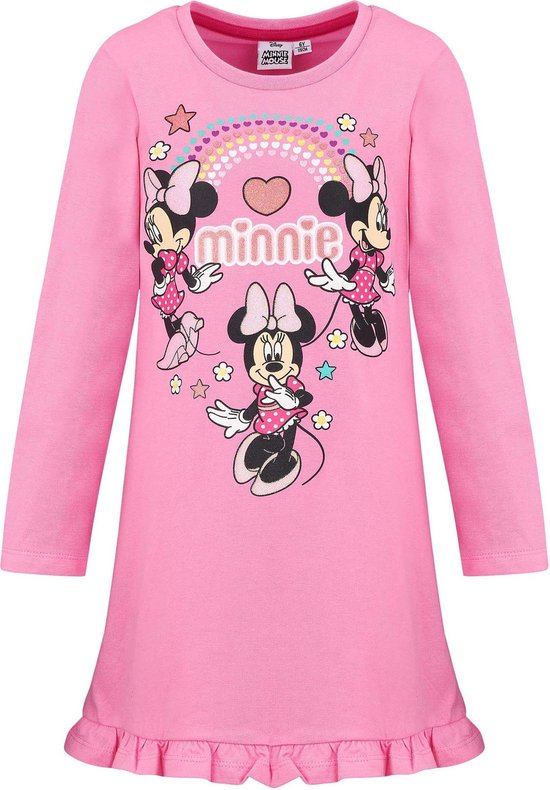 Conclusie compact Hoe Disney Minnie Nachthemd - roze - Maat 104 | bol.com